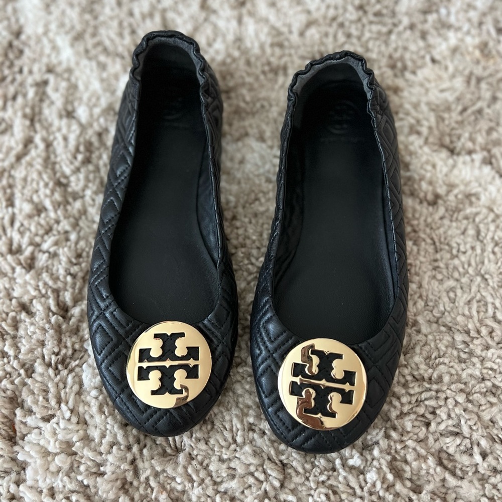 Tory Burch Ballerinas size 7 only used once